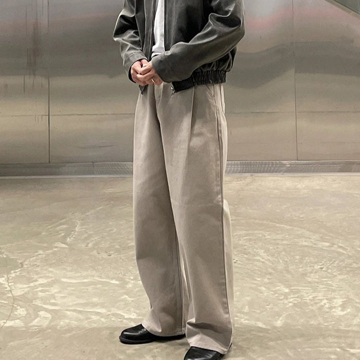 S8 No. 674 Straight-Leg Pants In Beige
