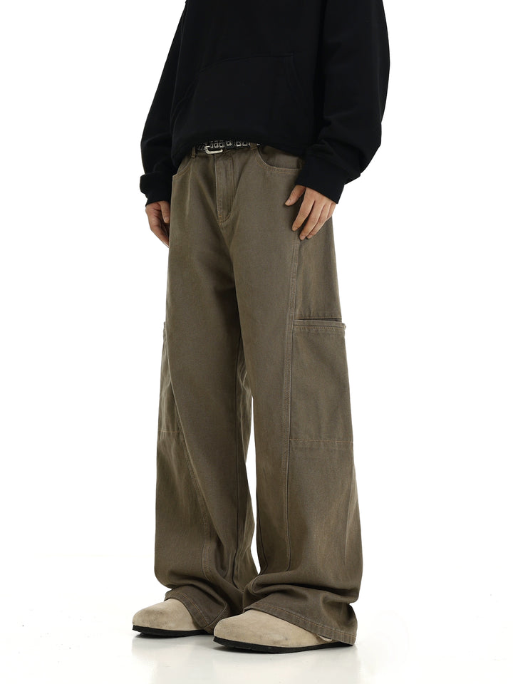 S8 No. 522 Straight Patchwork Cargo Pants