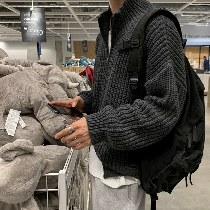 S8 No. 435 Zip-Up Knit Jacket