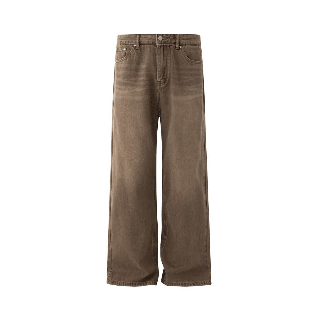 S8 No. 190 Vintage Washed Wide Straight Denim