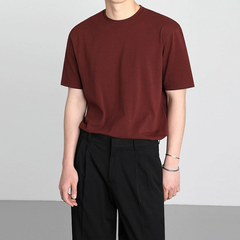 S8 No. 377 Round Neck Short-Sleeved T-Shirt