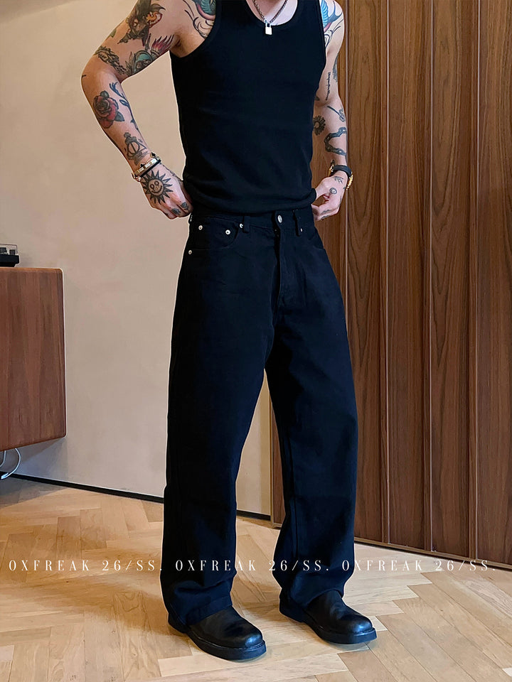 S8 No. 720 Mid-Rise Relaxed Straight Jeans by 88Society Apparel
