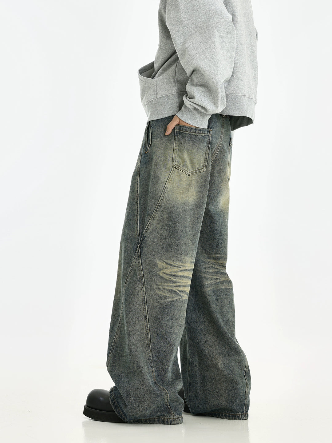 S8 No. 548 Wide Vintage Mop Jeans