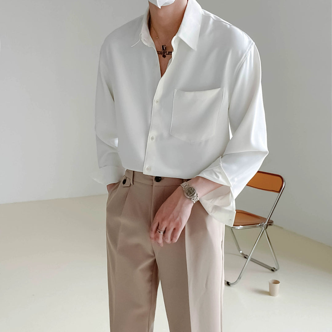 S8 No. 246 Loose Long-Sleeved Shirt