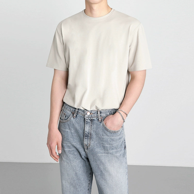 S8 No. 377 Round Neck Short-Sleeved T-Shirt