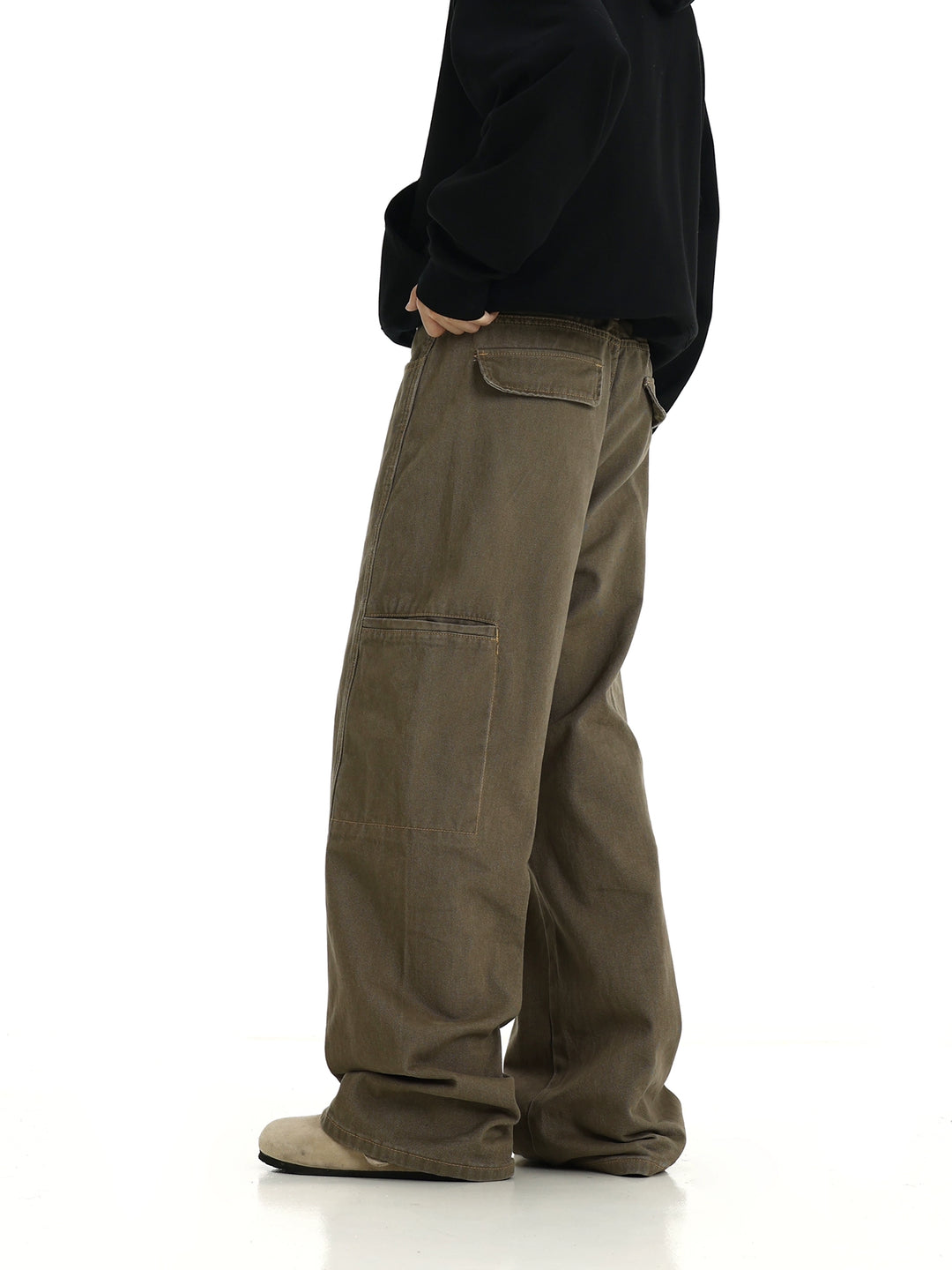 S8 No. 522 Straight Patchwork Cargo Pants