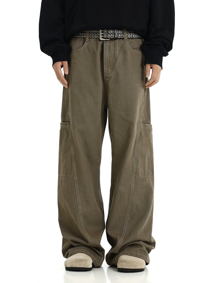 S8 No. 522 Straight Patchwork Cargo Pants