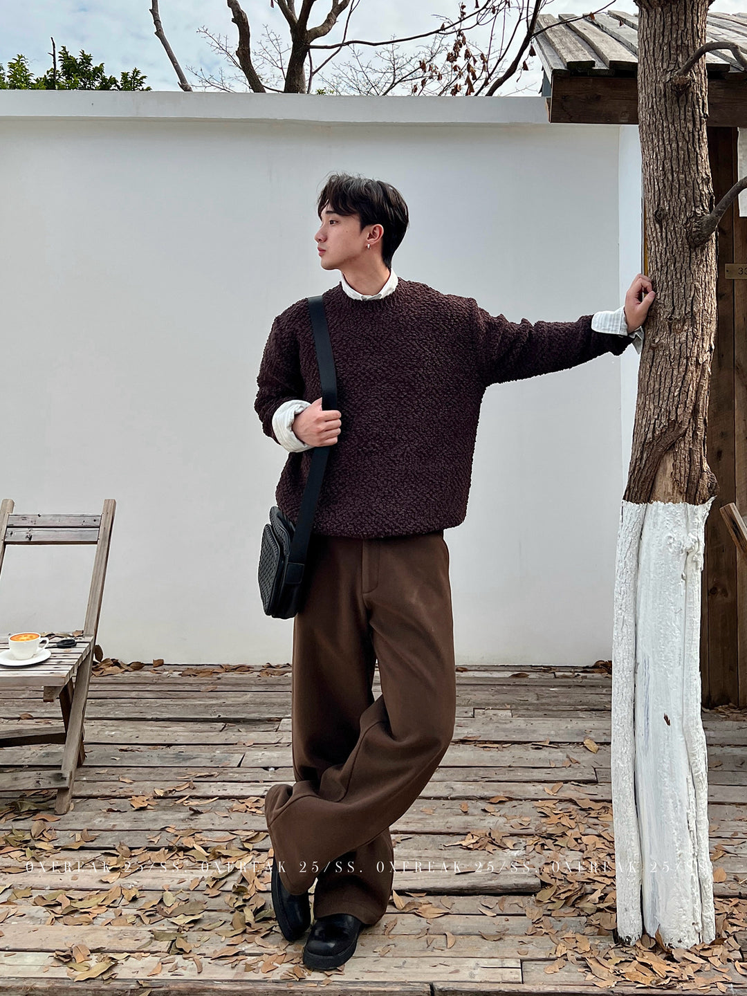 S8 No. 723 Plush Textured Crew Sweater by 88Society Apparel