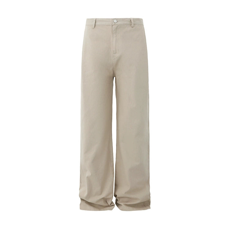 S8 No. 674 Straight-Leg Pants In Beige