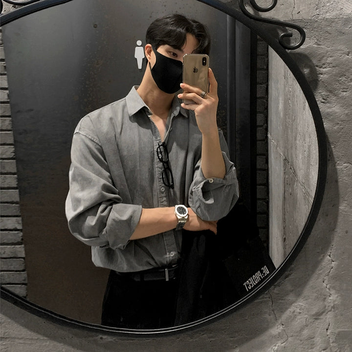 S8 No. 354 Denim Collared Shirt