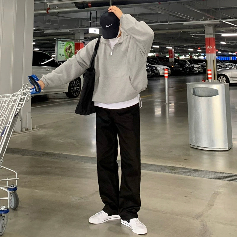 S8 No. 281 Loose Half-Zip Sweater