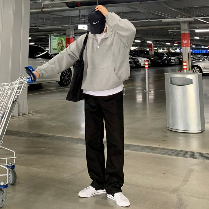 S8 No. 281 Loose Half-Zip Sweater