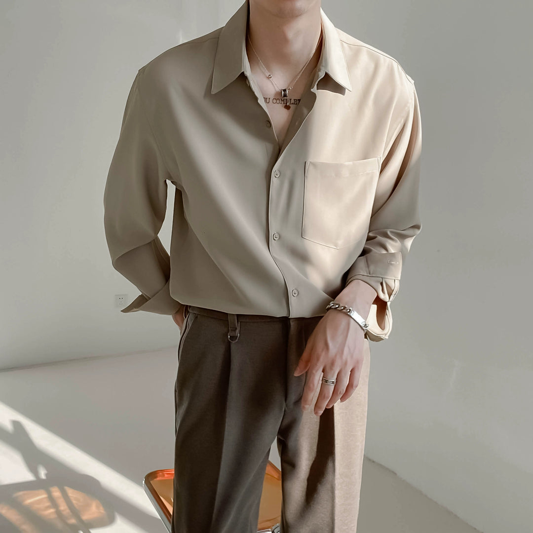 S8 No. 246 Loose Long-Sleeved Shirt