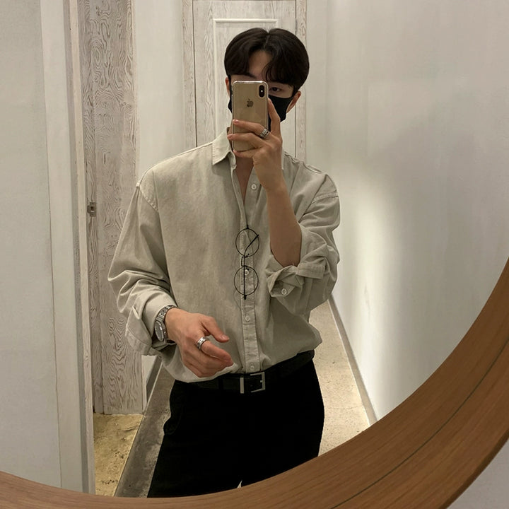 S8 No. 354 Denim Collared Shirt