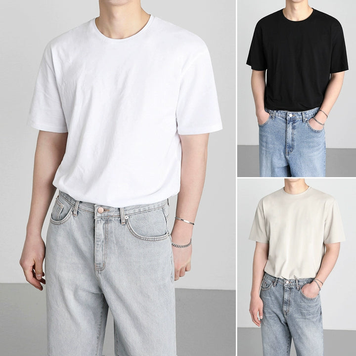 S8 No. 377 Round Neck Short-Sleeved T-Shirt