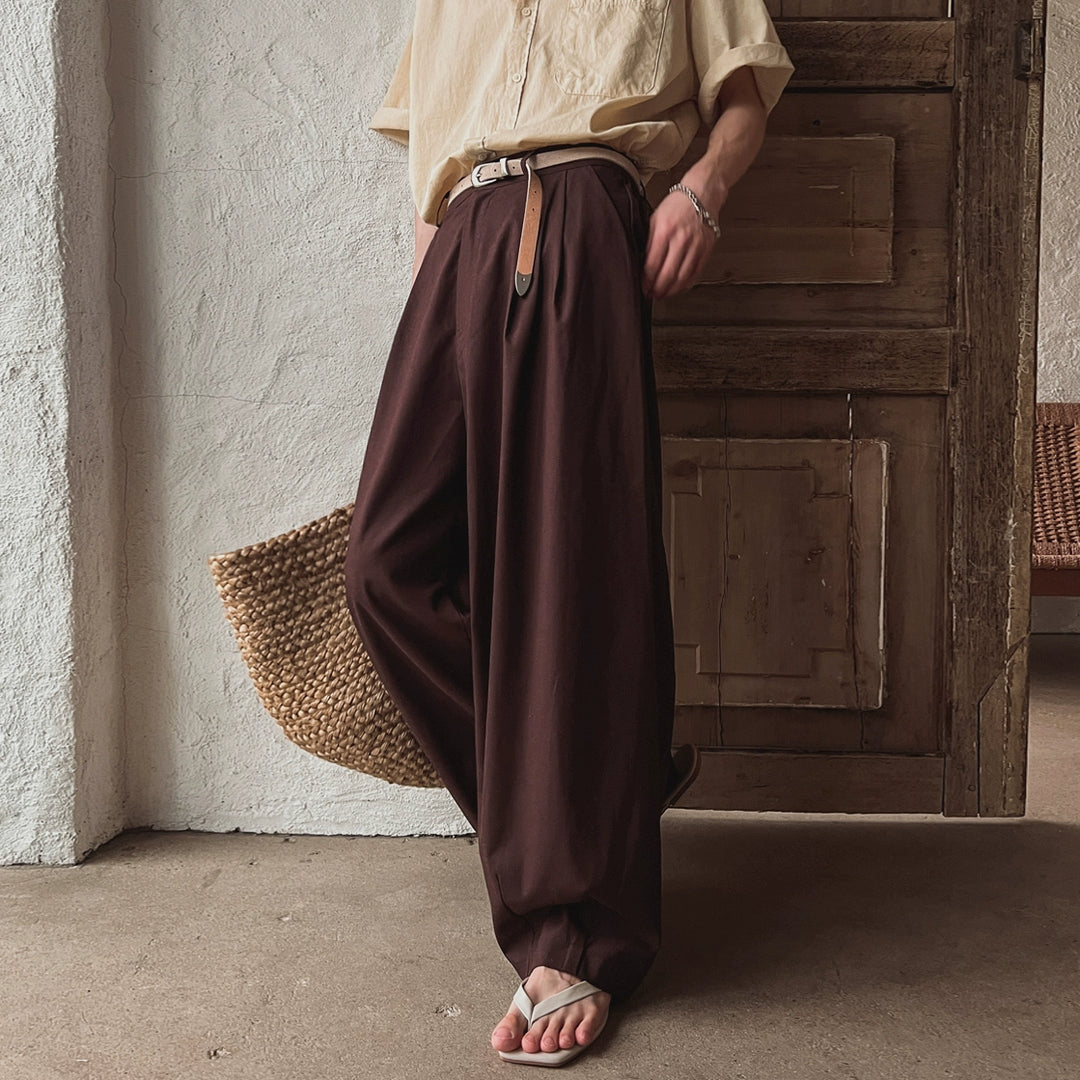S8 No. 683 Pleated Baggy Trousers