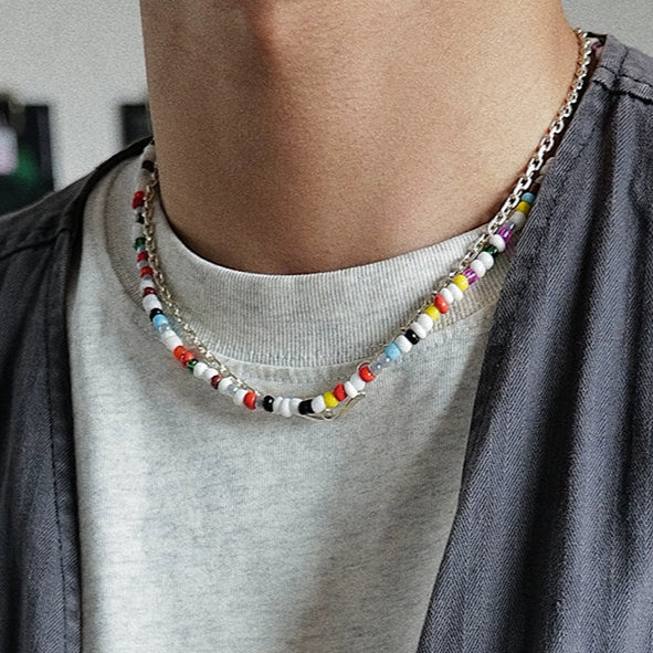 KC No. 635 Rainbow Bead Necklace