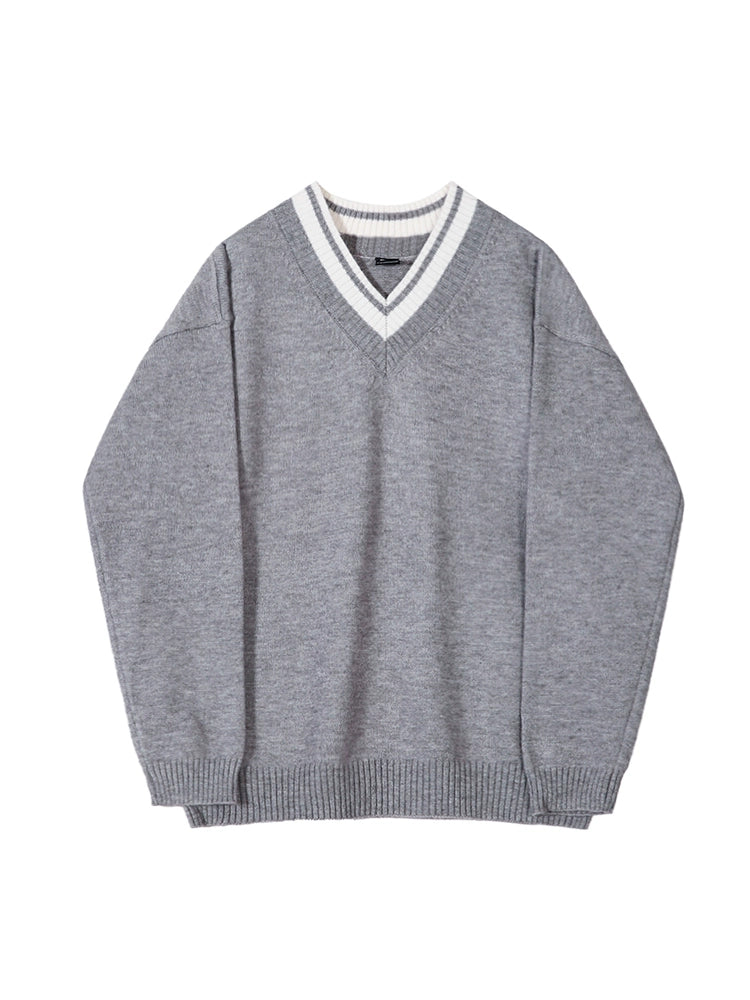 S8 No. 364 V-Neck Knit Sweater