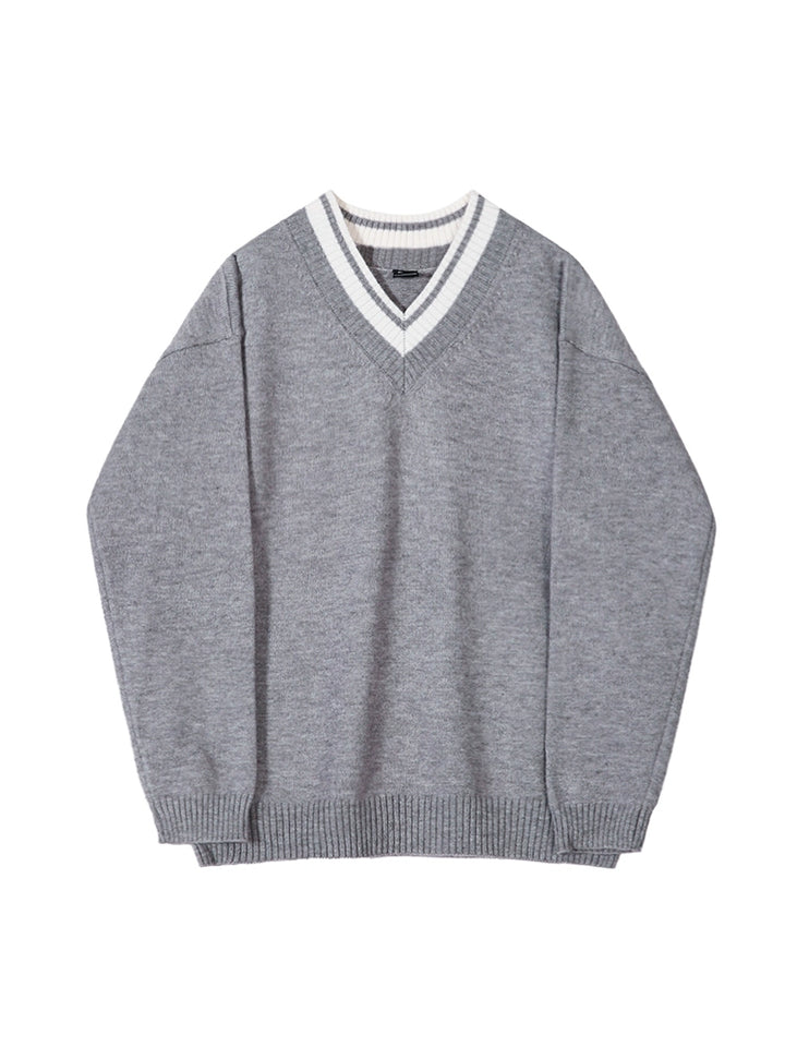 S8 No. 364 V-Neck Knit Sweater