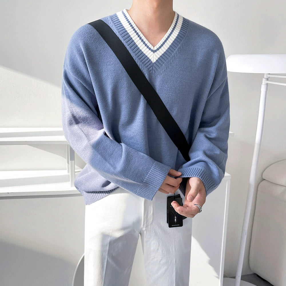 S8 No. 364 V-Neck Knit Sweater