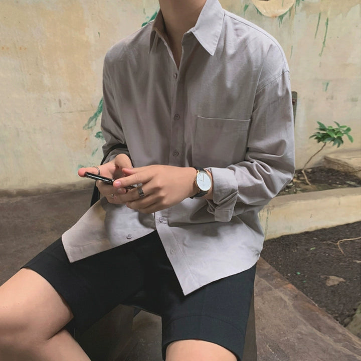 S8 No. 362 Long-Sleeved Linen Shirt