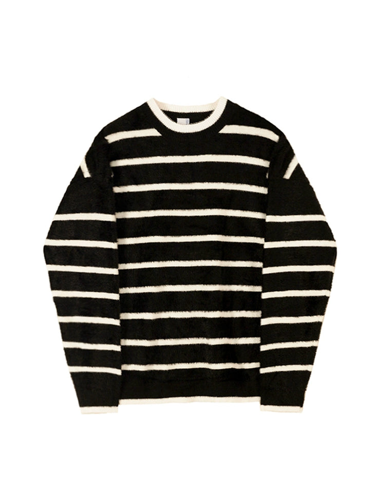S8 No. 428 Black Striped Sweatshirt