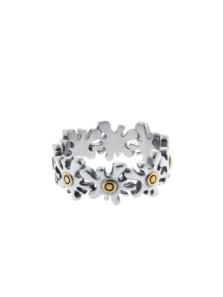 S8 No. 633 Yellow Splat Ring