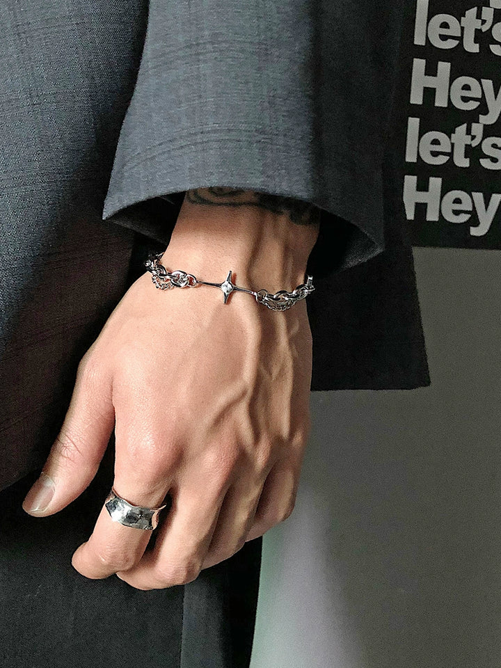 S8 No. 605 Cross Pendant Bracelet