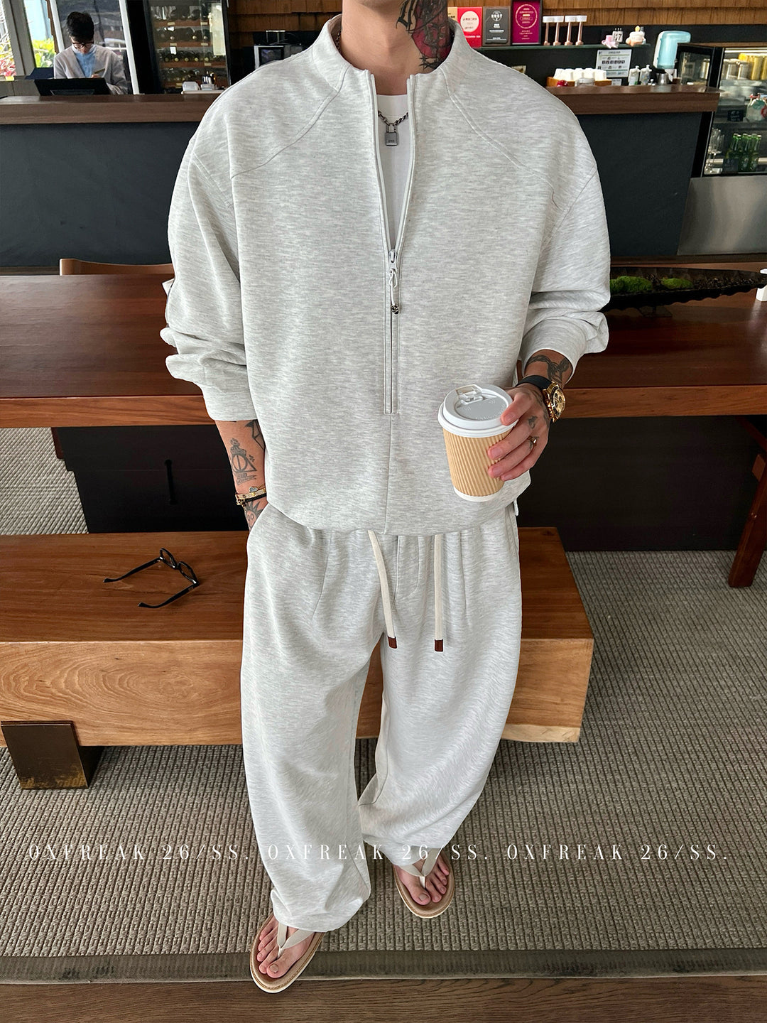 S8 No. 718 Half-Zip Knit Sweater by 88Society Apparel