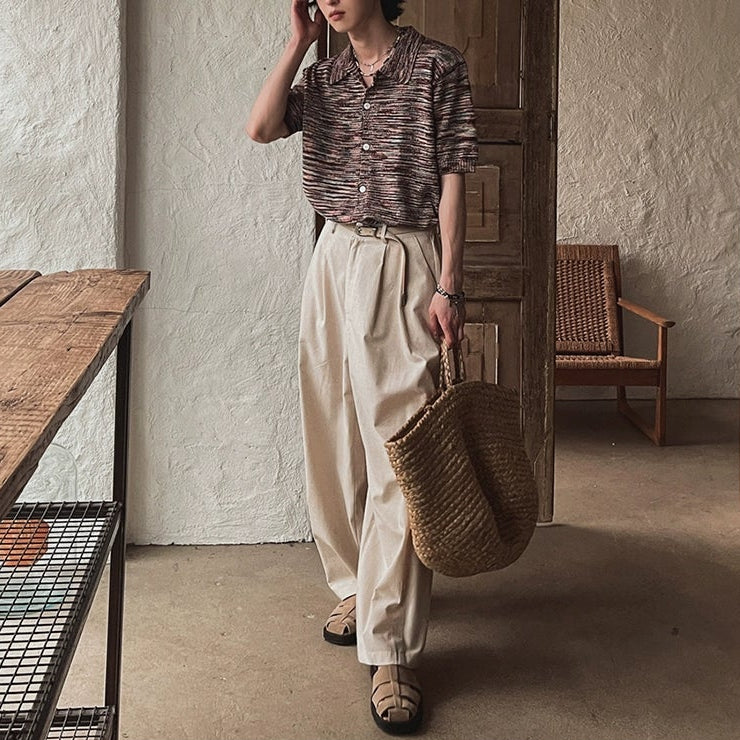 S8 No. 683 Pleated Baggy Trousers