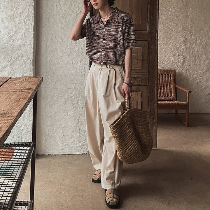 S8 No. 683 Pleated Baggy Trousers