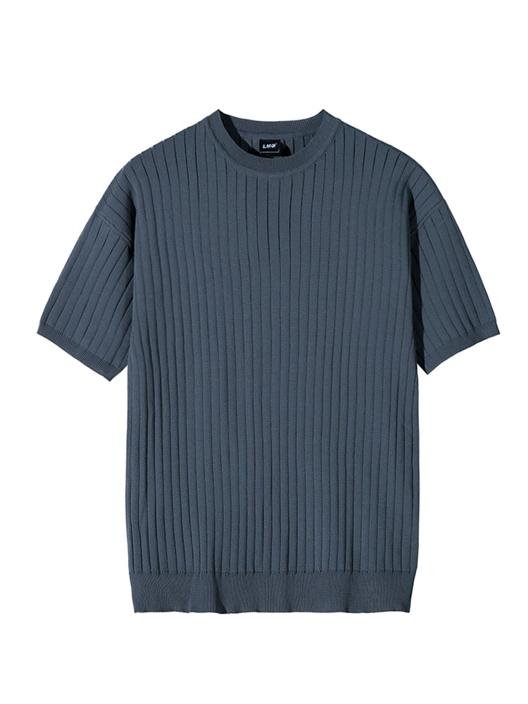 S8 No. 386 Striped Knit T-Shirt