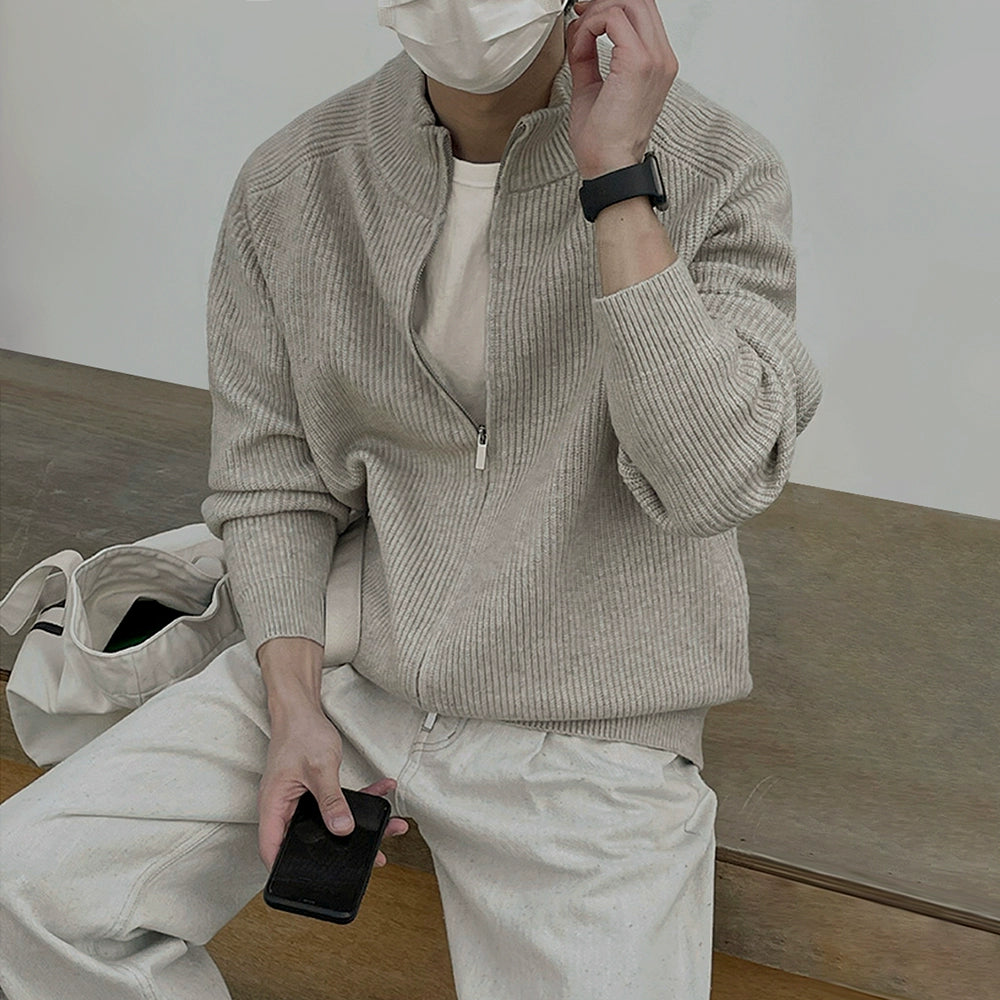S8 No. 415 Zip-up Knit Jacket