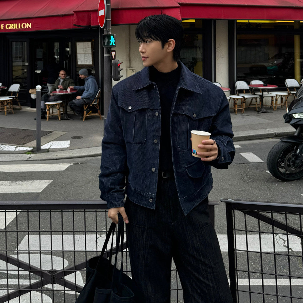 S8 No. 185 Oversized Retro Workwear Jacket