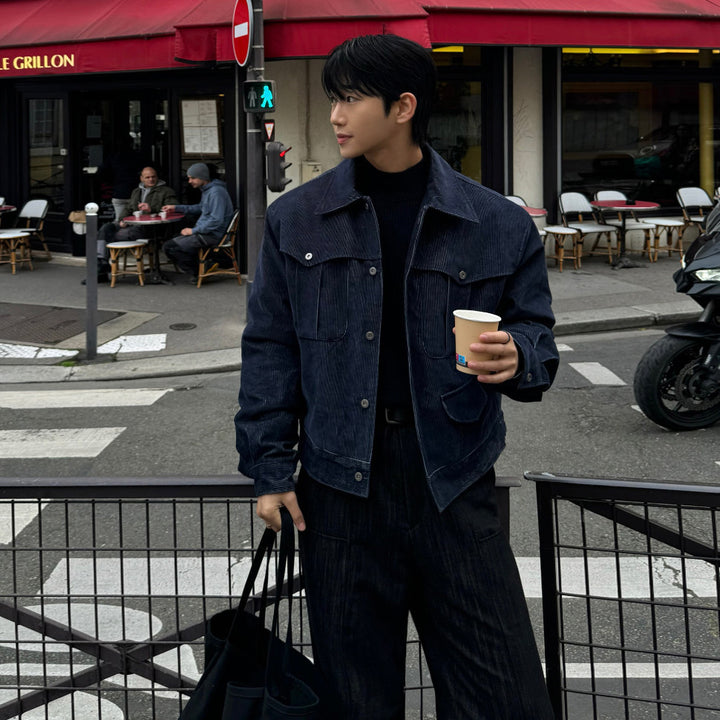 S8 No. 185 Oversized Retro Workwear Jacket