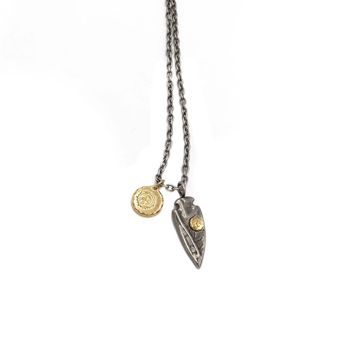 S8 No. 330 Sun And Arrow Necklace
