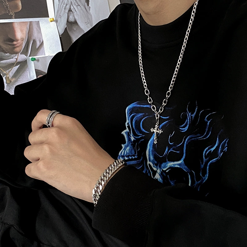 S8 No. 276 Chain Cross Necklace