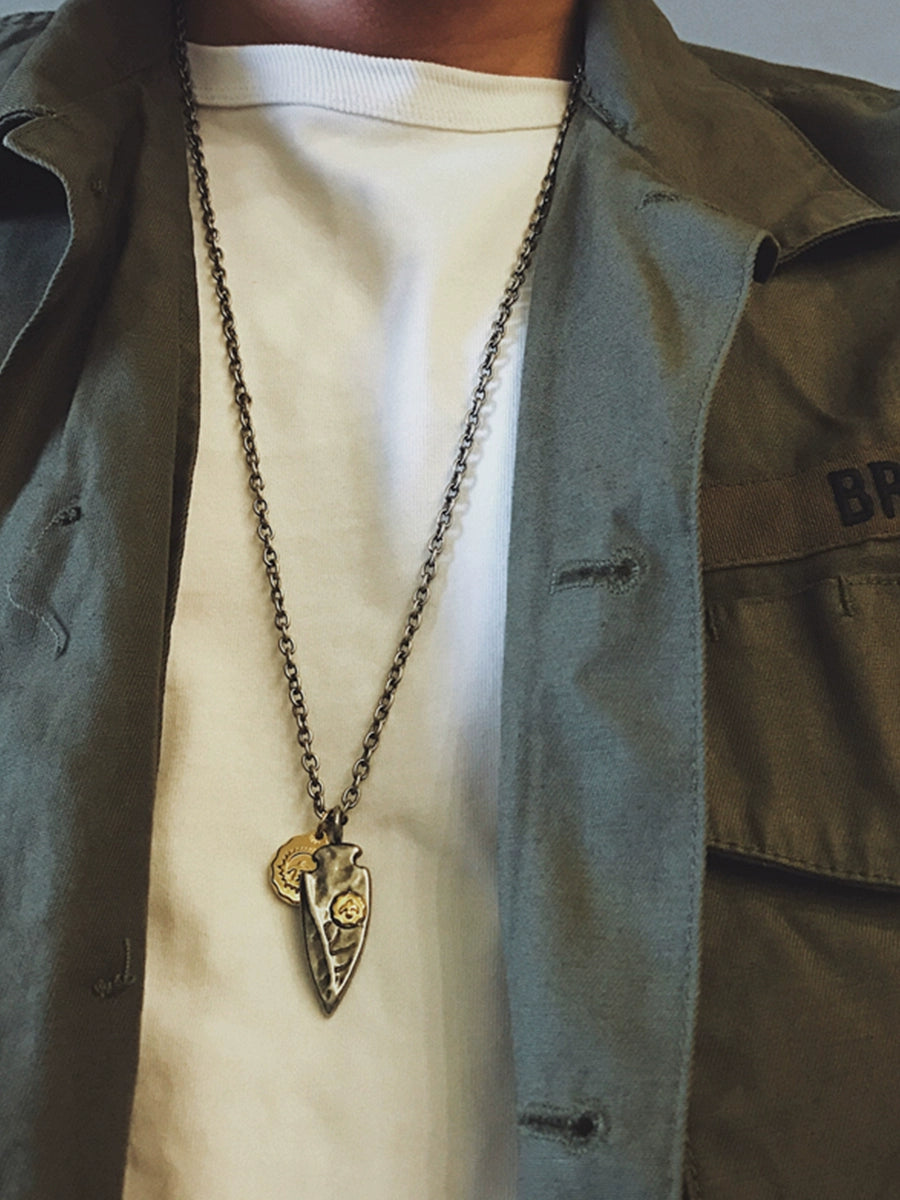 S8 No. 330 Sun And Arrow Necklace