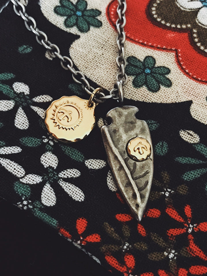 S8 No. 330 Sun And Arrow Necklace