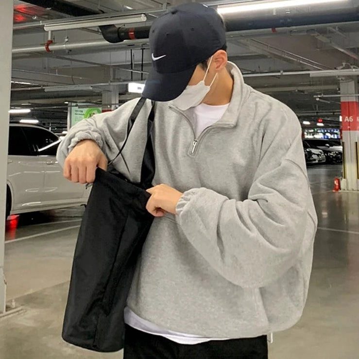 S8 No. 281 Loose Half-Zip Sweater