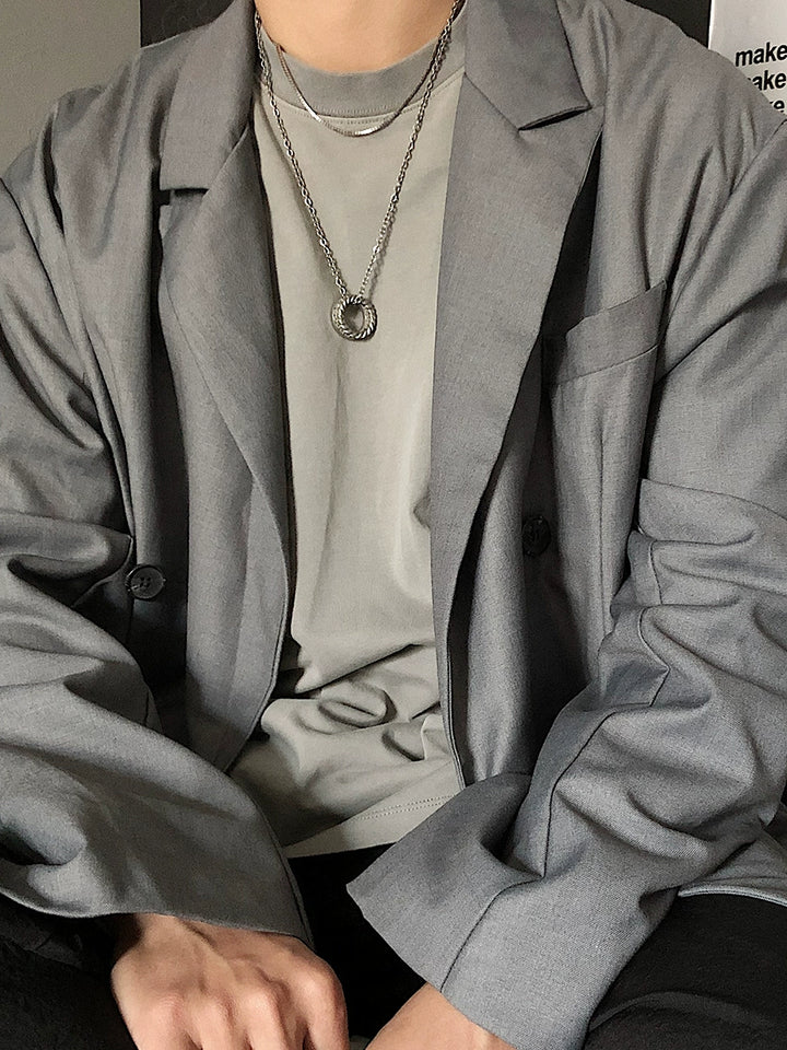S8 No. 331 Double Ring Necklace