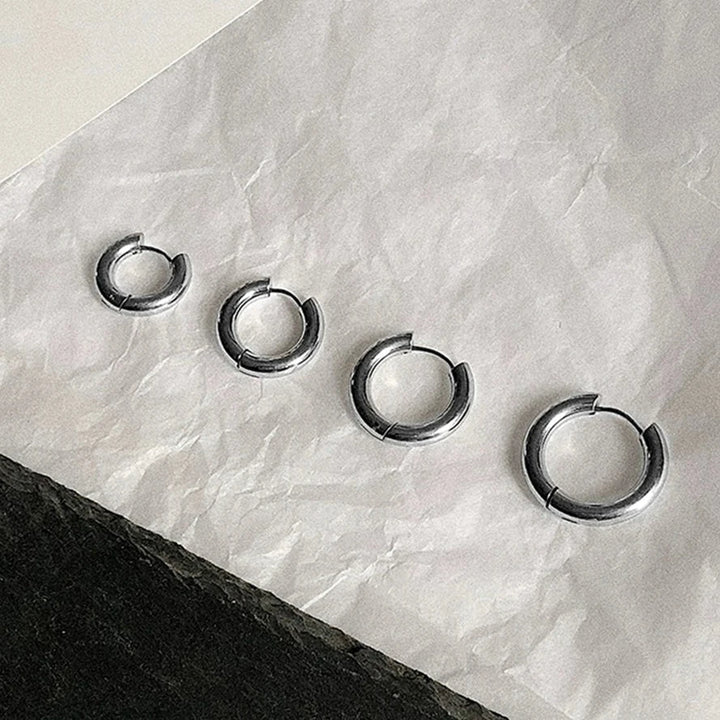 S8 No. 320 Thick Ring Earrings