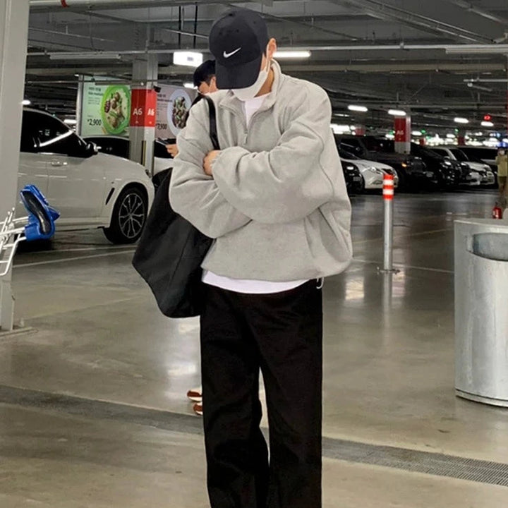 S8 No. 281 Loose Half-Zip Sweater