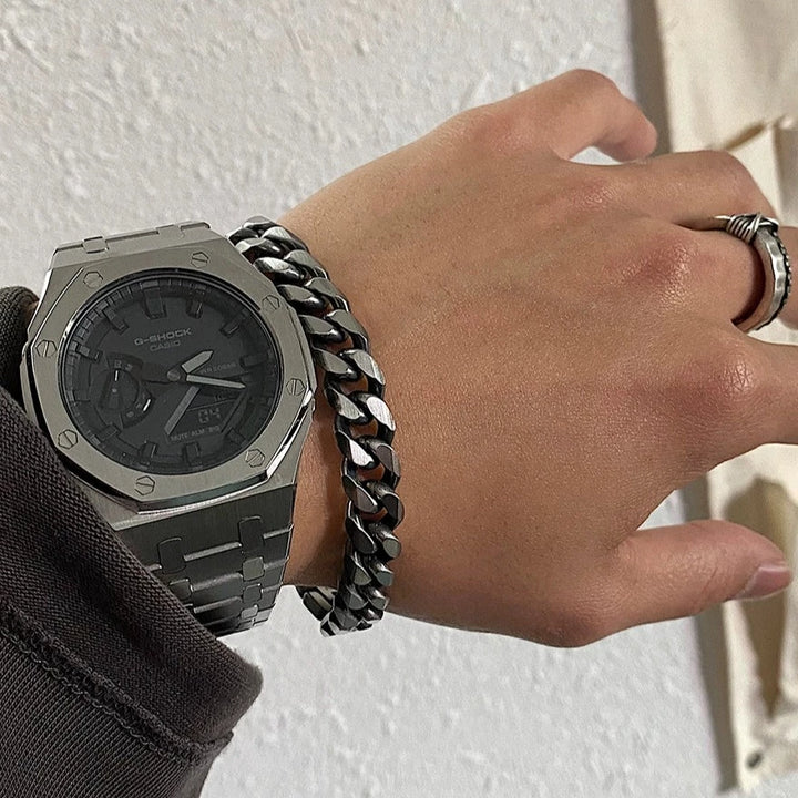 S8 No. 268 Wide Cuban Bracelet