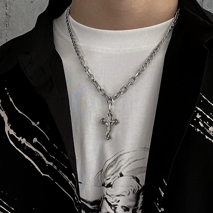 S8 No. 276 Chain Cross Necklace