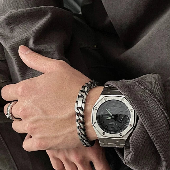 S8 No. 268 Wide Cuban Bracelet