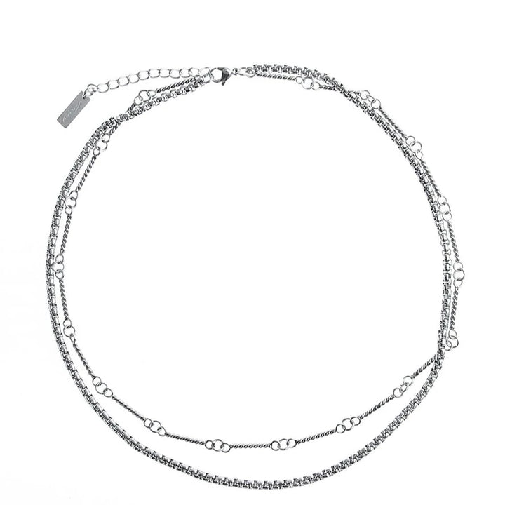 S8 No. 290 Double Layer Bamboo Chain Necklace
