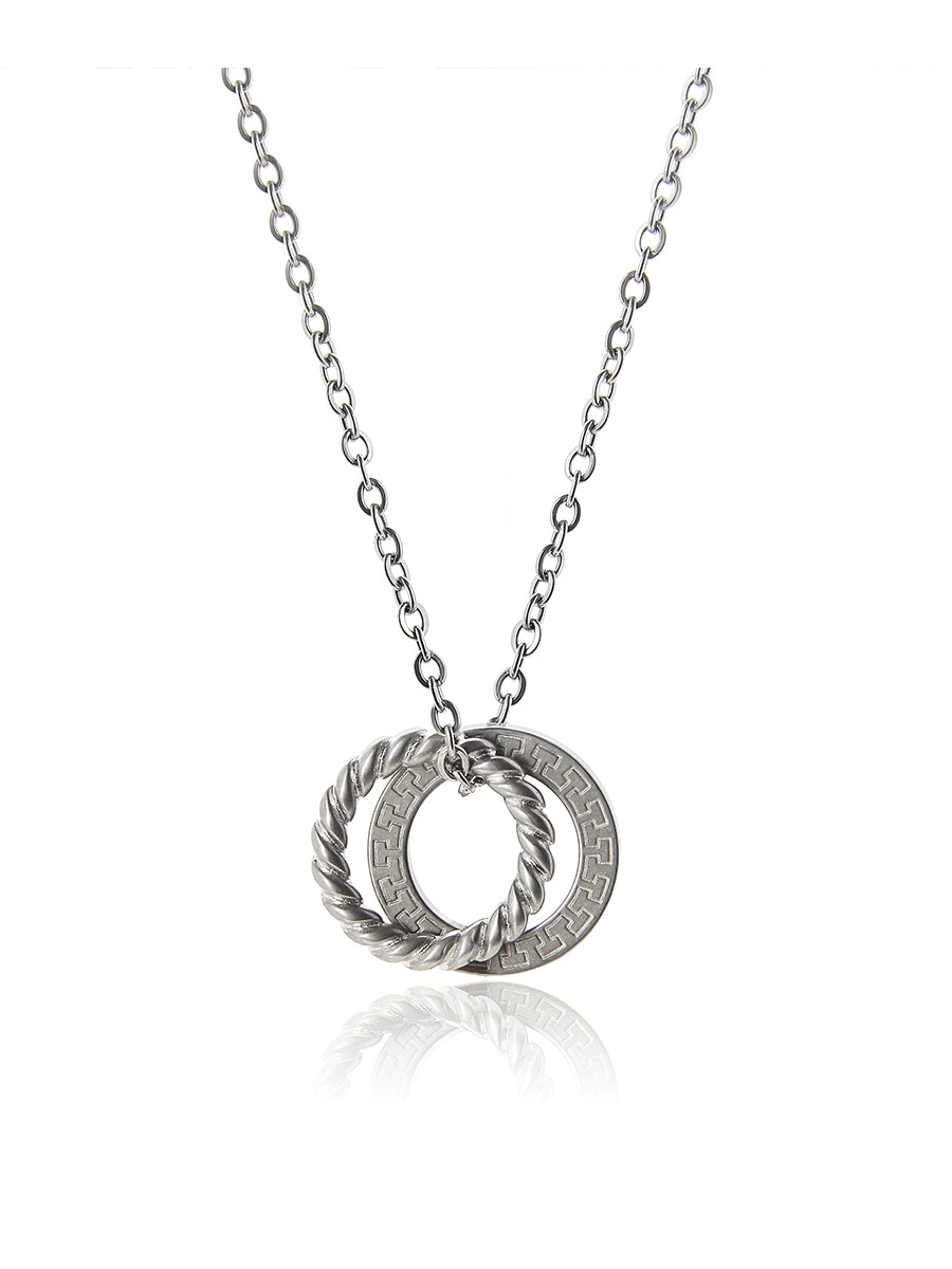 S8 No. 331 Double Ring Necklace