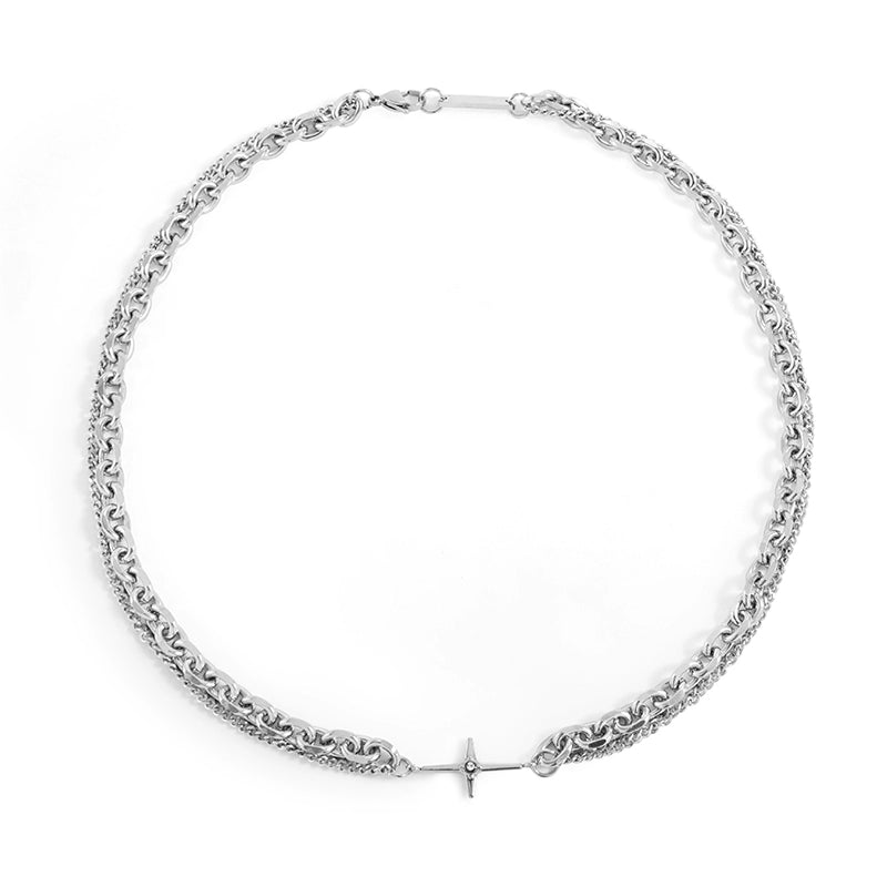 S8 No. 275 Double Layer Pendant Chain Necklace
