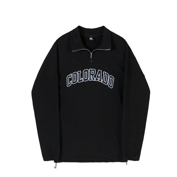 KC No. 155 HALF-ZIP COLORADO SWEATER |MO - KŌSEI COLLECTIVE コーセイコレクティブ|Korean Fashion|Japanese Fashion|Asian Fashion| Asian Jewelry